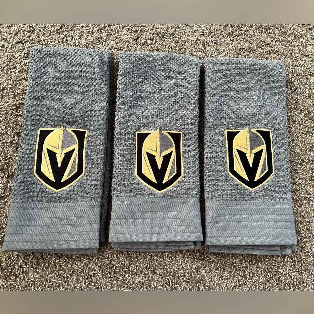 VGK Embroidered Luxury 3 piece Bath Towel Set
